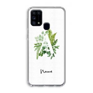 Green Brush: Samsung Galaxy M31 Transparant Hoesje