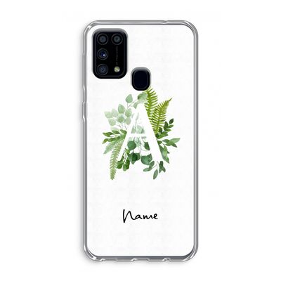 Green Brush: Samsung Galaxy M31 Transparant Hoesje