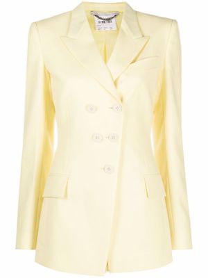 Stella McCartney blazer à boutonnière croisée - Jaune