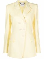 Stella McCartney blazer à boutonnière croisée - Jaune