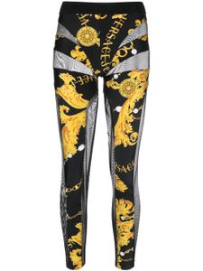 Versace Jeans Couture legging à logo imprimé - Noir