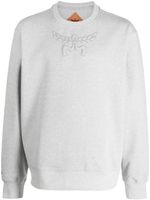 MCM sweat à logo Laurel brodé - Gris