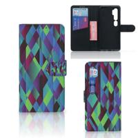 Xiaomi Mi Note 10 Pro | Book Case | Abstract Green Blue