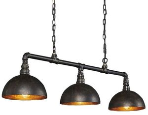 Hanglamp Industrial Tube 3L met Kap