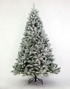 Kerstboom Flocked Allison Spruce 180 cm dia 120 cm kerstboom - Holiday tree