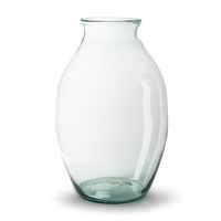 Bloemenvaas - Eco glas transparant - H45 x D19 cm   -