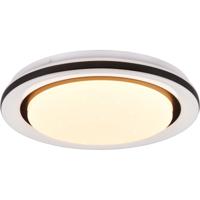 LED Plafondlamp - Plafondverlichting - Trion Karda - 17W - RGBW- Rond - Wit - Kunststof