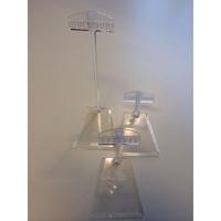 Vitrinestandaardje large transparant