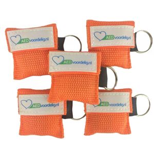 Kiss of life key oranje 5 stuks