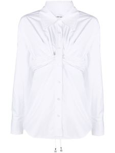 Alexander Wang chemise à taille froncée - Blanc