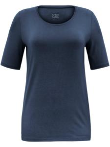 Shirt ronde hals en korte mouwen Van Anna Aura blauw