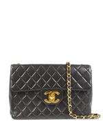 CHANEL Pre-Owned sac porté épaule Jumbo Classic Flap (1995) - Noir - thumbnail