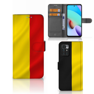 Xiaomi Redmi 10 Bookstyle Case Belgische Vlag