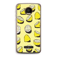 When Life Gives You Lemons...: Motorola Moto Z Force Transparant Hoesje