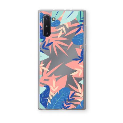 Tropisch: Samsung Galaxy Note 10 Transparant Hoesje