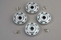Wheel covers, mercedes style (chrome) (4)/attachment screws (12)