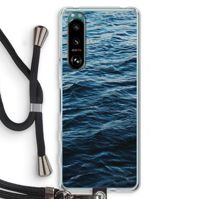 Oceaan: Sony Xperia 5 III Transparant Hoesje met koord