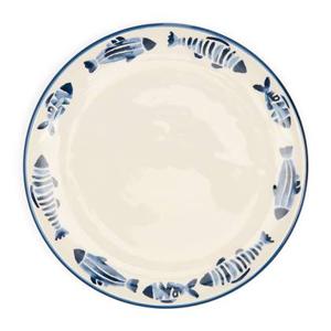 Riviera Maison - Como Catch Breakfast Plate - Blauw | White