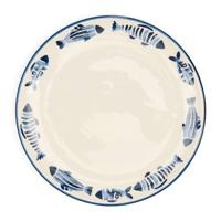 Riviera Maison - Como Catch Breakfast Plate - Blauw | White - thumbnail