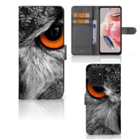 Xiaomi Redmi Note 12 4G | Telefoonhoesje | Met pasjeshouder | Uil