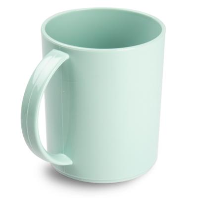 Plasticforte onbreekbare Drinkbekers - kunststof - 350 ml - mintgroen - kinderen - camping