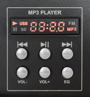 SkyTec STM-3020 4-Kanaals mengpaneel met USB MP3 - Zwart - thumbnail