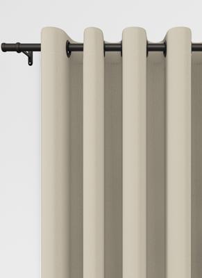 Lipalu ringgordijn - Ecru met ringen