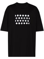 Maison Margiela t-shirt à logo imprimé - Noir