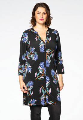 Yoek Tuniek met knoopjes VERA | Zwart | Maat 58/60