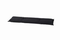 2 stuks! Bankkussen 6 120x48 Rib black - Madison