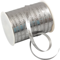 Lint | 10mm | 250m | Merry Christmas | PP | zilver