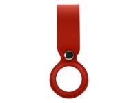 Xccess Xccess PU Leather Airtag Loop Red