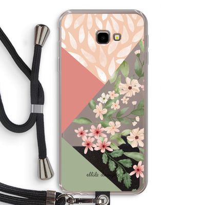 Sweet heaven geometrics: Samsung Galaxy J4 Plus Transparant Hoesje met koord
