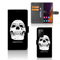 Telefoonhoesje met Naam Samsung Galaxy Note20 Ultra Skull Eyes - thumbnail