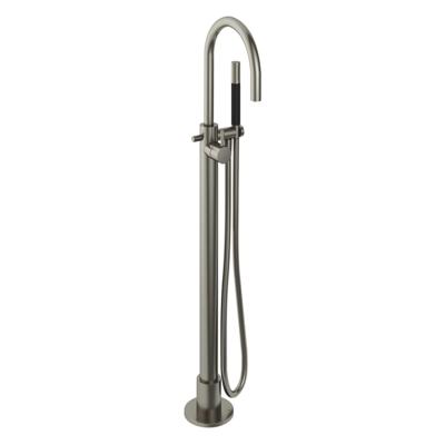 Hotbath COBBER Badmengkraan Vloermontage Geborsteld nikkel CB177EXTGN