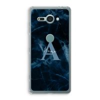 Midnight Marble: Sony Xperia XZ2 Compact Transparant Hoesje