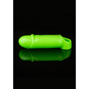 Ouch! by Shots Smooth Thick Stretchy Penis Sheath - Glow in the Dark