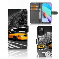 Xiaomi Redmi 10 | Flip Cover | New York Taxi