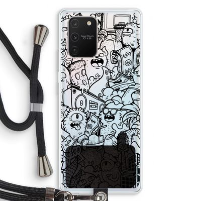Vexx Black City : Samsung Galaxy S10 Lite Transparant Hoesje met koord