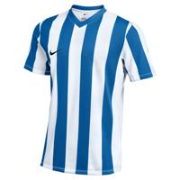 Nike Striped Division V Voetbalshirt Kids Wit Blauw