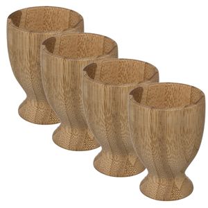Secret de Gourmet Eierdopje - 6 stuks - Bamboe - 7,5 cm