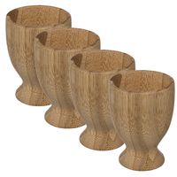 Secret de Gourmet Eierdopje - 6 stuks - Bamboe - 7,5 cm