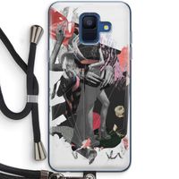 Dissimulation du réel: Samsung Galaxy A6 (2018) Transparant Hoesje met koord