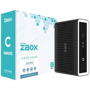 Zotac Barebone ZBOX CI649 2.5 cm (1.0 inch) Intel® Core™ i5 i5-1335U Intel IRIS Xe grafische kaart ZBOX-CI649NANO-BE