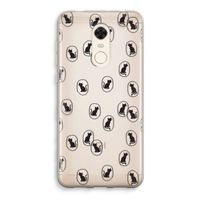 Miauw: Xiaomi Redmi 5 Transparant Hoesje Miauw: Xiaomi Redmi 5 Transparant Hoesje