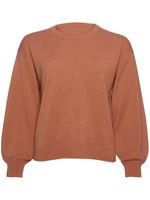 ERES Famous logo-embroidered jumper - Marron - thumbnail