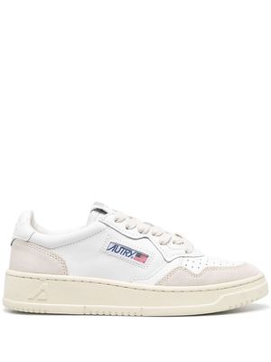 Autry baskets Medalist en cuir - Blanc