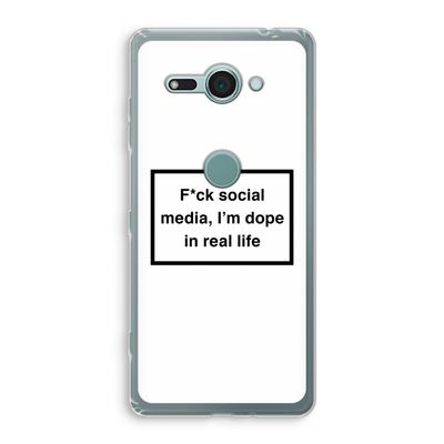 I'm dope: Sony Xperia XZ2 Compact Transparant Hoesje