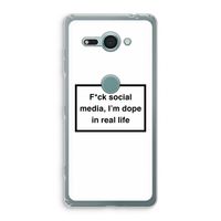 I'm dope: Sony Xperia XZ2 Compact Transparant Hoesje