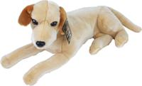 Boony Natural Decoration pluche labrador blond 53 cm liggend - Gebr de boon